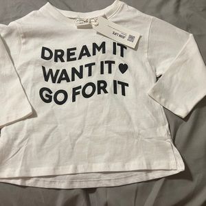 Zara 12-18 months long sleeve graphic tshirt